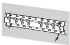 SONY KD43XG8096 - Instale o suporte para montagem na parede com segurarça靼as indicacoes destemanual de instruções. - 1