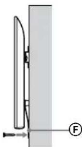 SONY KD43XG8096 - Evitare che il fondo del teilevisore si sposti. - 2