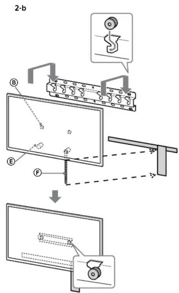 SONY KD43XG8096 - Paigaldage teler alusele voi aluse adapterile. - 4