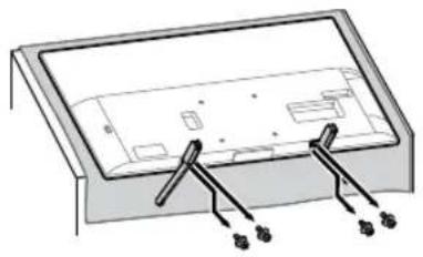 SONY KD43XG8096 - Rimuovere il supporto da ravolo dal tevisore. - 1