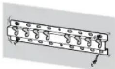 SONY KD43XG8096 - Montážnu konzolu na stenu namontujte bezpečne na stenu podla nasledujúcichPokynov v totom námode. - 1
