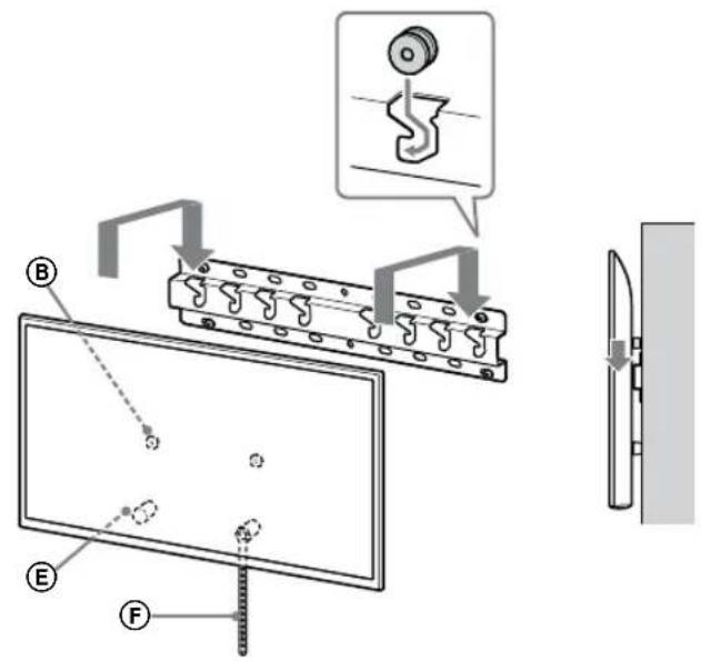 SONY KD43XG8096 - Namontujte televizny prijima na podstavec alebo adaptor podstavca. - 3