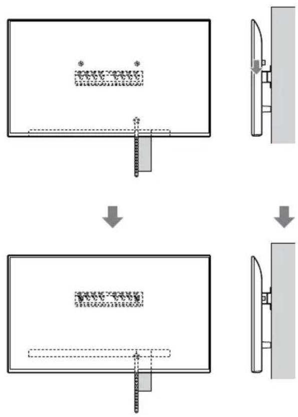 SONY KD43XG8096 - Install the TV onto the Base or Base Adaptor. - 3