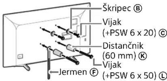 SONY KD43XG8096 - Standardni nosilec (2-a) - 1