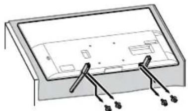 SONY KD43XG8096 - Separe o Suporte de Fixação para Mesas do televisor. - 1
