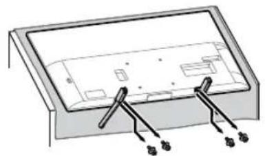 SONY KD43XG8096 - Valassza le az asztali allvanyt a tv-keszülékról. - 1