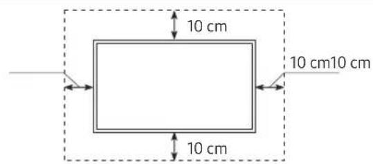 SAMSUNG QLED 8K QE75Q950R - Zorgen voor geschikte ventilatie voor uw tv - 2