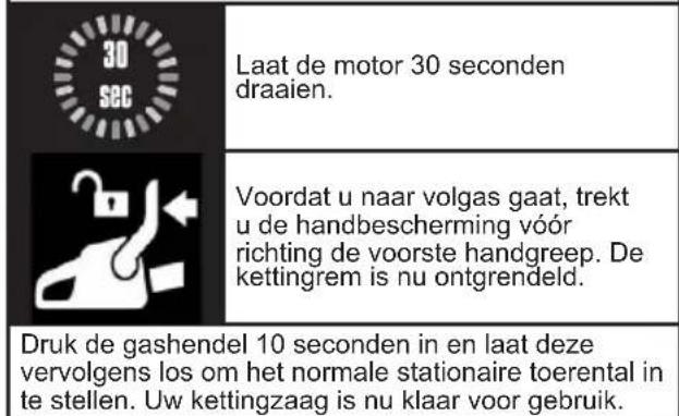 MCCULLOCH CS 42STE - EEN KOUDE MOTOR STARTEN - 2