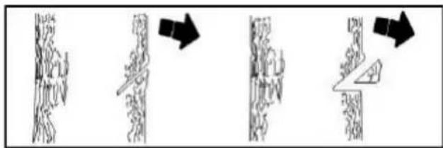 MCCULLOCH CS 42STE - USING THE NOTCH METHOD - 1