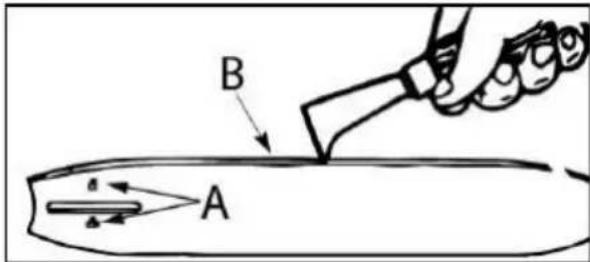 MCCULLOCH CS 42STE - GUIDE BAR - 1