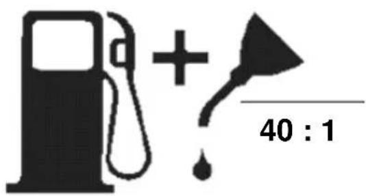 PowerPlus POWXG1022 - Símbolos de combustible y lubricantes - 1