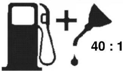 PowerPlus POWXG1022 - Simboluri pentru carburant și lubriciere - 1