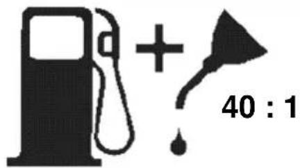 PowerPlus POWXG1022 - Symboles de carburant et lubrication - 1