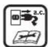 BOSCH UniversalGrassCut 1826 - Explication des symboles se trouvant sur l'outil de jardin - 7