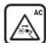 BOSCH EasyGrassCut 18230 - Explicarea simbolurilor de pe scula electrică de grădină - 6