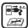 BOSCH EasyGrassCut 18230 - Бақ электр буйымындағы белгілердің мағыналары - 7
