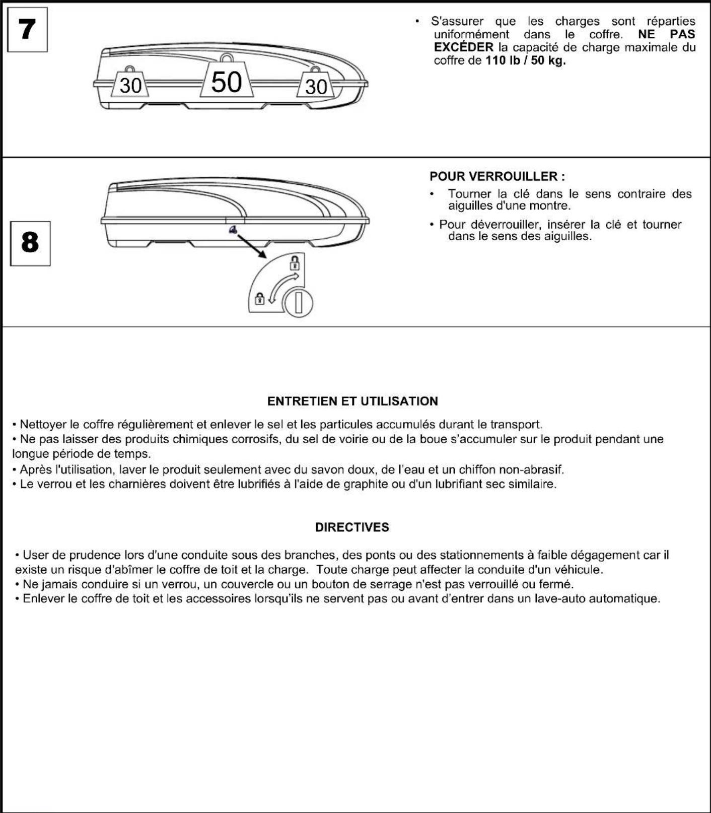 Pro Series Bullet Box 63150 - Veuillez lire attentivement toutes les instructions avant l'assemblage, l'installation et/ou l'utilisation de ce produit. - 2