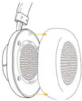 MASTER DYNAMIC MW50 Wireless - ALTERAR/REMOVER ALMOFADAS DE OUVIDOACCESSORIES - 1