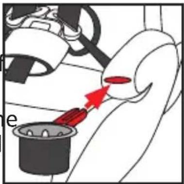 Harmony Defender 360 3in1 Deluxe - INSTALLING CUP HOLDER (WHEN APPLICABLE) - 1