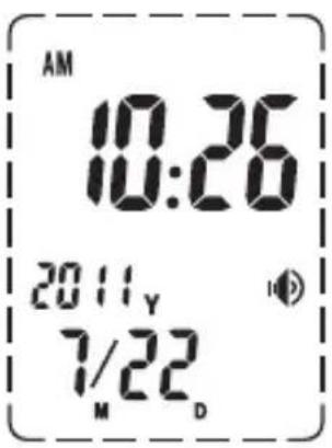 Miniland Thermotalk Plus - FUNZIONAMENTO AVANZATO 5.4.1. MODALITA OROLOGIO - 1