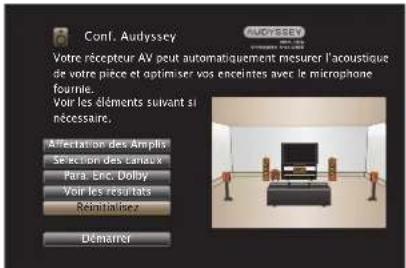 MARANTZ NR1609 - Retour aux réglages “Conf. Audyssey®” - 1