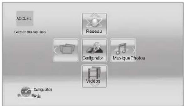 PANASONIC DMPBD93 - Appuyer sur [OK] ou [▲, ▼, ◀, ▶] pour sélectionner une rubrique. - 1