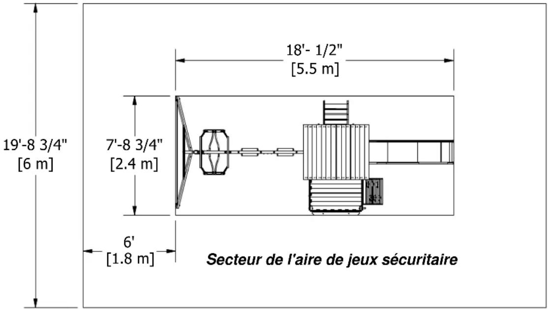 Backyard Discovery Atlantic - Dimensions pour la configuration de base - 1