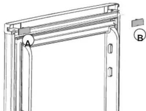 Limit LIDD265S - When you reverse the door, please do the following : - 1