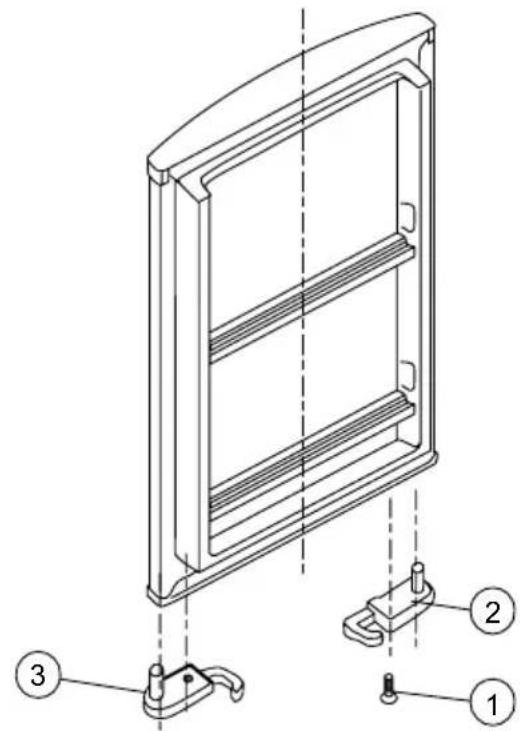 Limit LIDD265S - Lorsque you inversez la porte,    procedede comme suit: - 2