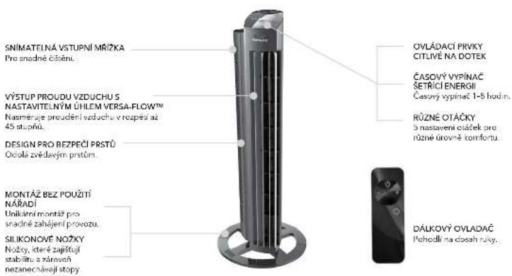 Vornado Tower M NGT335 - VLASTNOSTI - 1