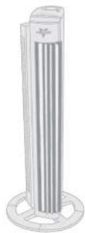 Vornado Tower L NGT425 - MONTAGE DES FUSSTEILS - 4
