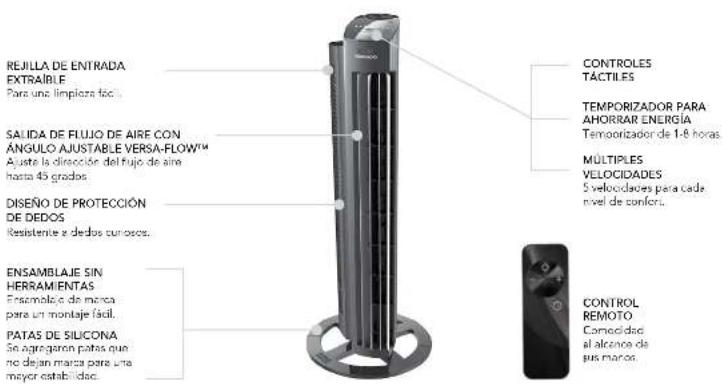 Vornado Tower L NGT425 - Reciclaje De Baterias - 1