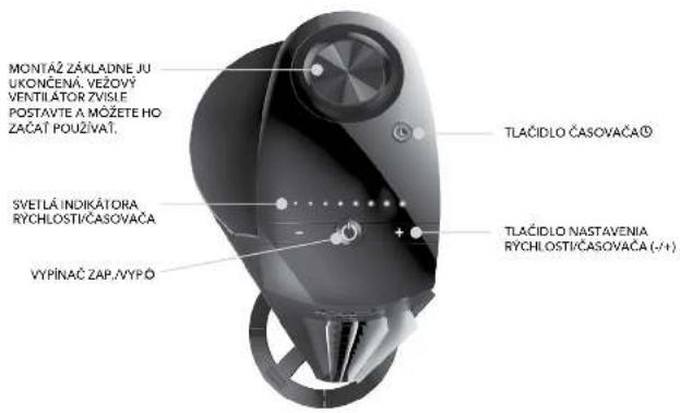 Vornado Tower L NGT425 - OVLÁDACIE PRVKY - 1
