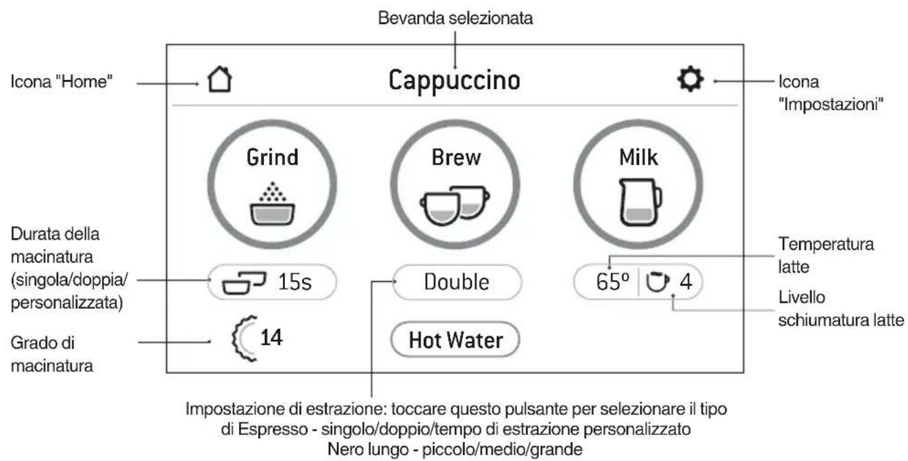 SAGE the Barista Touch SES880 - SCHERMATA BEVANDA - 1