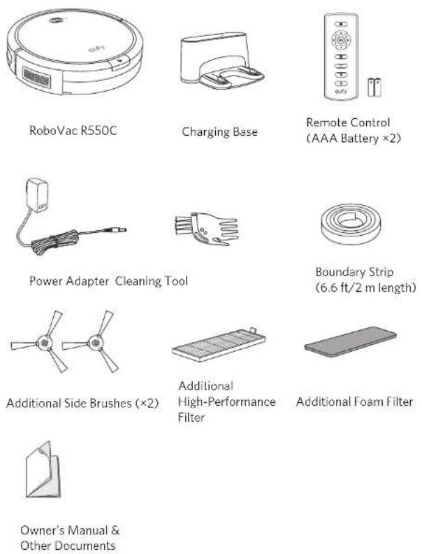 eufy RoboVac R550C - About Your RoboVac - 1
