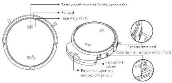 eufy RoboVac R550C - Partesuperiore laterale - 1