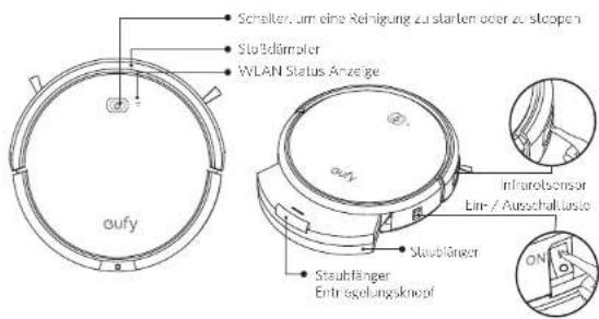 eufy RoboVac R550C - Oberseite und Seiten - 1