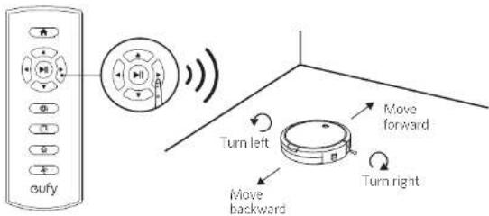 eufy RoboVac R550C - Manual cleaning - 1
