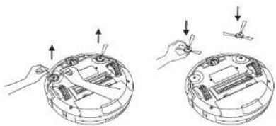 eufy RoboVac R550C - Remplacement des brosses laterales - 1