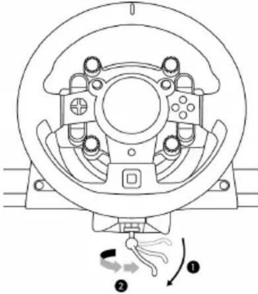 THRUSTMASTER T.Racing Scuderia Ferrari Edition - Fissare il volante a un tavolo o a una scrivania - 4