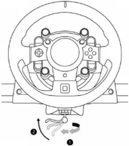 THRUSTMASTER T.Racing Scuderia Ferrari Edition - Fixer le volant sur une table ou un bureau - 3