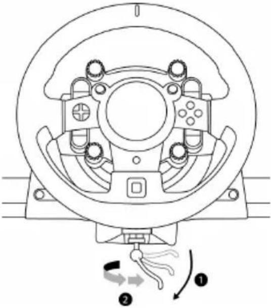 THRUSTMASTER T.Racing Scuderia Ferrari Edition - Fixar o volante a uma mesa ou secretária - 4