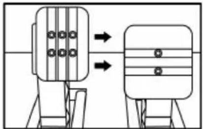 THRUSTMASTER T.Racing Scuderia Ferrari Edition - Adjusting the SPACING of the accelerator pedal and the clutch pedal - 3