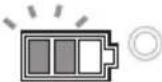 MAKITA DUR366LZ - Indicazione della capacità residua della batteria - 2