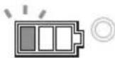 MAKITA DUR366LZ - Indicazione della capacità residua della batteria - 3