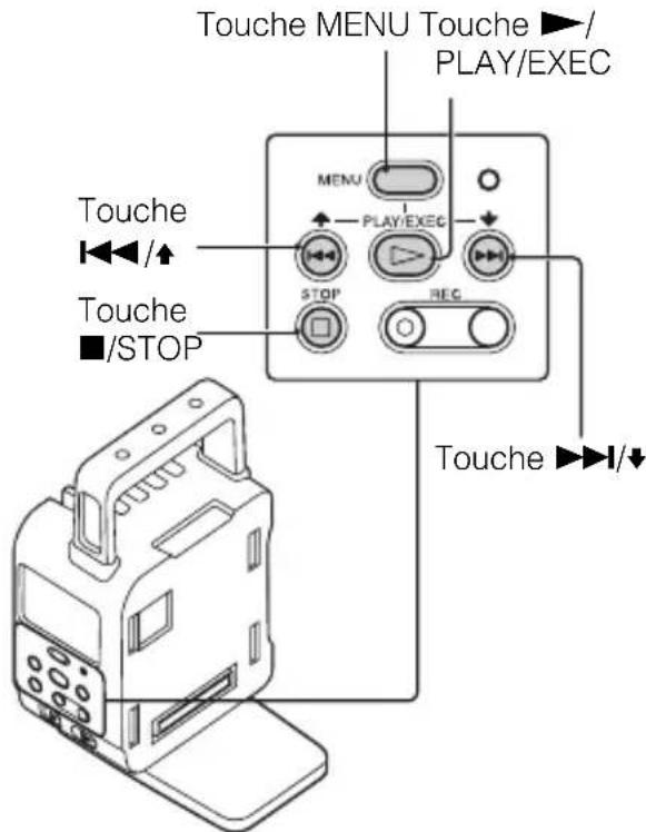 SONY HXRIFR5 - Définition des menus de configuration - 1