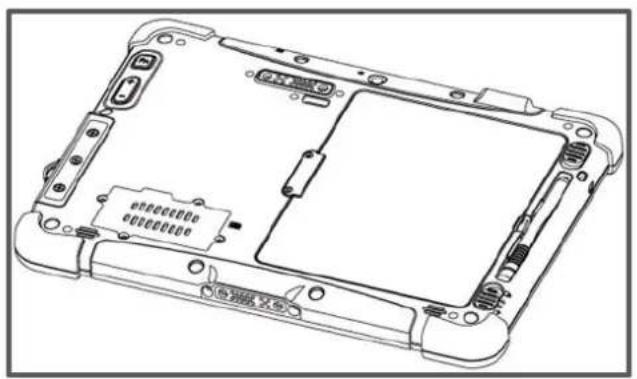 Winmate M101BK - Installing Battery - 1