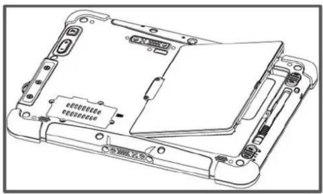 Winmate M101BK - Installing Battery - 2