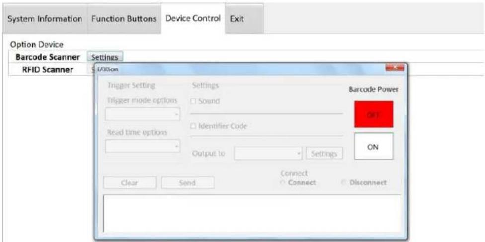Winmate M101BK - To enable the Barcode Reader: - 2