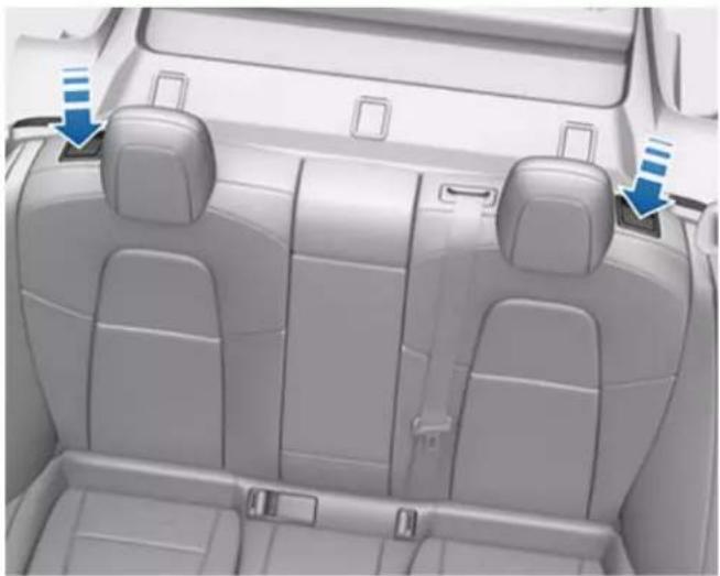 TESLA Model 3 (2019) - Rabatte la banquette arriere - 1